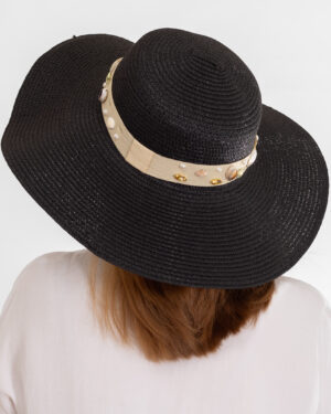 SOMBRERO ALA ANCHE NEGRO