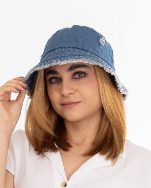 GORRO DE TELA DE JEANS